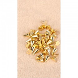 Forme conic modele unghii #306001-gold Bijuterii unghii